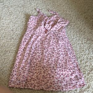 Floral Pink Kids Dress